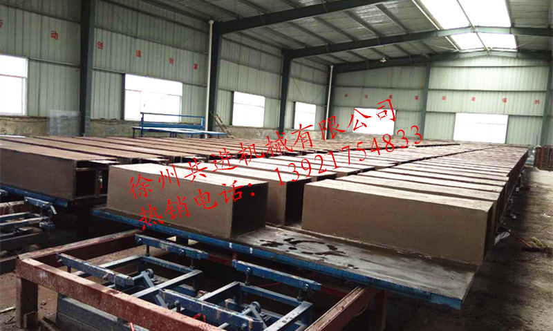 4-5分鐘快速成型新款煙道機，普通水泥煙道機生產(chǎn)線 煙道設(shè)備